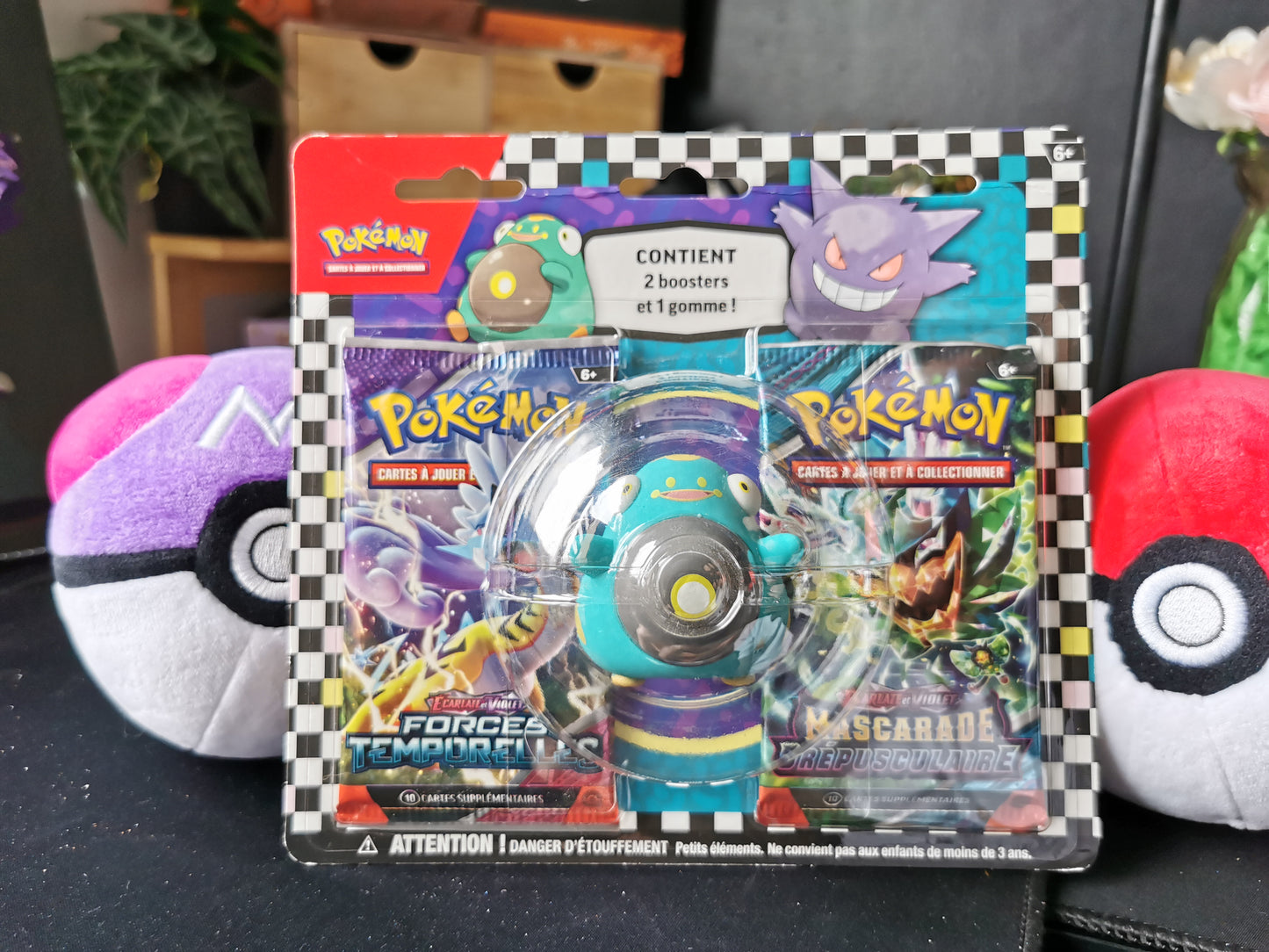 Duo Pack Pokémon Gomme - FR Neuf scellé (Ampibidou)